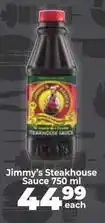 Food Lover's Market Jimmy's - steakhouse sauce offer