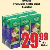 Boxer Rhodes - fruit juice nectar blend offer