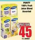 Boxer Purity - 100% fruit juice blend offer