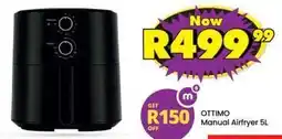 Shoprite Ottimo - manual airfryer 5l offer
