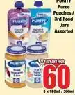 Boxer Purity - puree pouches / 3rd food jars offer