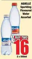 Boxer Aquelle - sparkling flavoured water offer