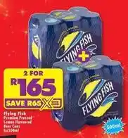 Shoprite Flying fish - premium pressed lemon flavoured beer cans offer