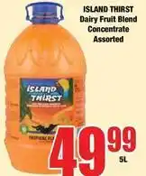 Boxer Thirst - dairy fruit blend concentrate offer