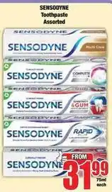 Boxer Sensodyne - toothpaste offer