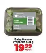 Food Lover's Market Baby marrow prepacks offer