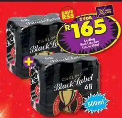 Shoprite Carling - black label beer offer