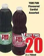 Boxer Flavoured cordial offer