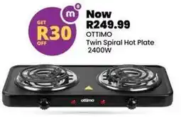 Shoprite Ottimo - twin spiral hot plate 2400w offer