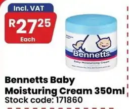 Africa Cash and Carry Bennetts Baby Moisturing Cream offer