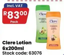 Africa Cash and Carry Clere Lotion offer