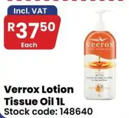 Africa Cash and Carry Veerx Lotion Tissue Oil offer