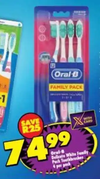 Oral-B Delicate White Family Pack Toothbrushes
