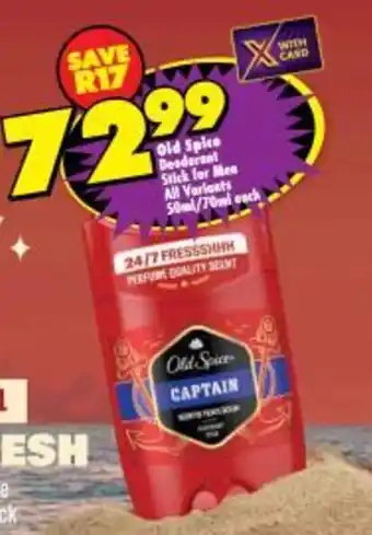 Old Spice Deodorant Stick for Men All Variants
