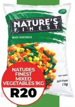 1UP Nature's finest mixed vegetables offer