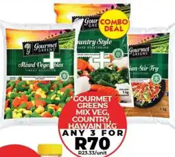 1UP Gourmet Greens Mixed Vegetables offer