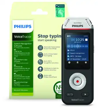 Incredible Connection Philips DVT2810 8GB Voice Recorder offer