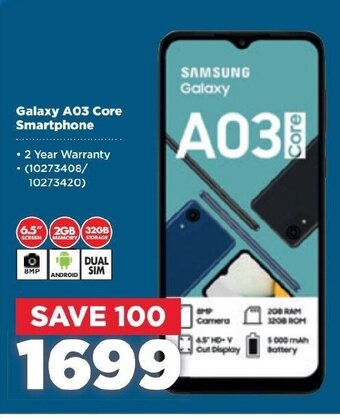 HiFi Corp Samsung - Galaxy A03 Core Smartphone offer