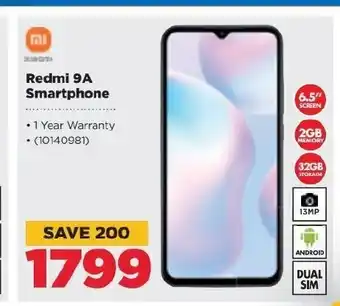 HiFi Corp Mi - Redmi 9A Smartphone offer