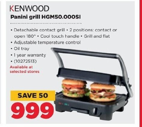 kenwood panini grill