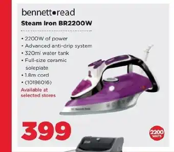 HiFi Corp Bennett Read Steam Iron BR2200W offer