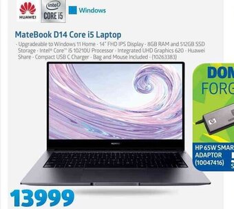 Incredible Connection MateBook D14 Core i5 Laptop offer