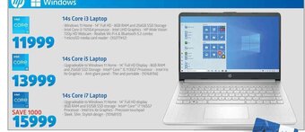 Incredible Connection Hp - 14s Core i3 Laptop offer