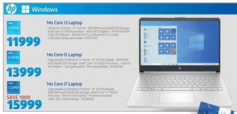 Incredible Connection HP - 14s Core i7 Laptop offer