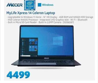 Mecer - MyLife Xpress 14 Celeron Laptop