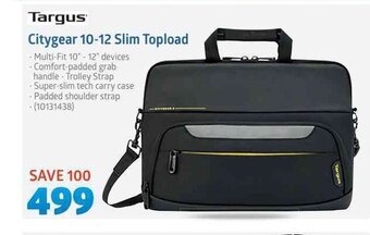 Incredible Connection Targus - Citygear 10-12 Slim Topload offer