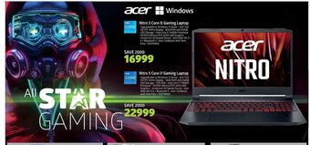Incredible Connection Acer - Nitro 5 Core i5 Gaming laptop offer