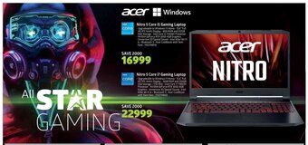 Incredible Connection Acer - Nitro 5 Core i7 Gaming Laptop offer