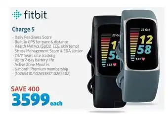 Incredible Connection Fitbit - Charge 5 offer