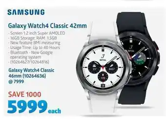 Incredible Connection Samsung - Galaxy Watch4 Classic 42mm offer