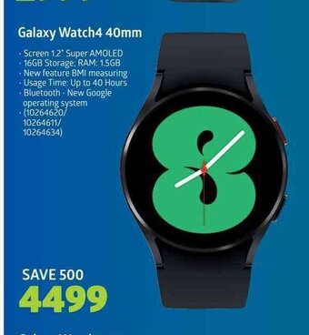 Incredible Connection Samsung - Galaxy Watch4 40mm offer