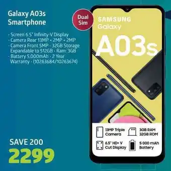 Incredible Connection Samsung - Galaxy A03s Smartphone offer