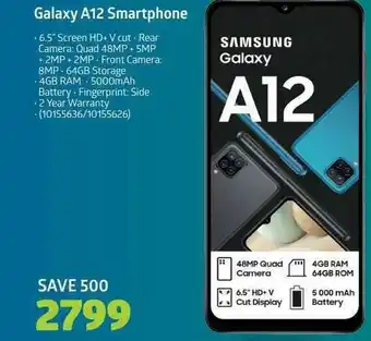 Incredible Connection Samsung - Galaxy A12 Smartphone offer