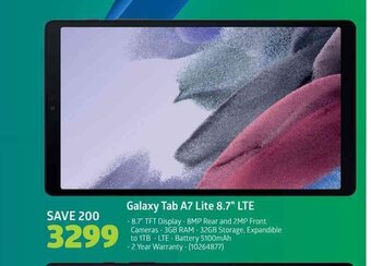 Incredible Connection Samsung - Galaxy Tab A7 Lite 8.7" LTE offer