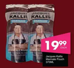 Save Jacques Kallis Marinade Pouch offer