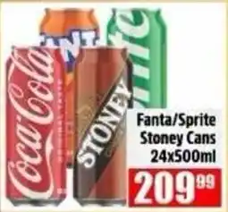 Devland Cash And Carry Fanta/Sprite Stoney Cans offer