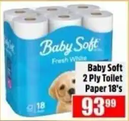 Devland Cash And Carry Baby Soft 2 Ply Toilet Paper offer