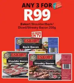 Checkers Eskort Shoulder/Back/Diced/Streaky Bacon offer