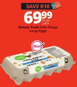 Checkers Simple Truth Free-Range Large Eggs offer