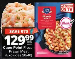 Checkers Cape Point Frozen Prawn Meat offer