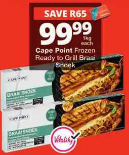 Checkers Cape Point Frozen Ready to Grill Braai Snoek offer