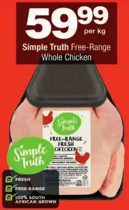 Checkers Simple Truth Free-Range Whole Chicken offer