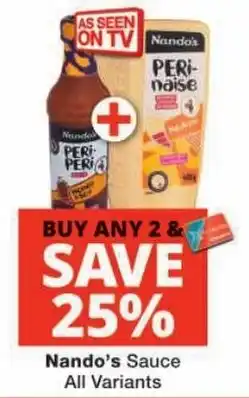 Checkers Nando's Sauce offer
