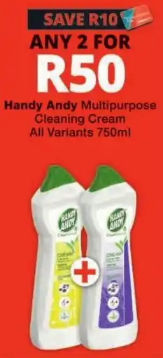 Checkers Handy Andy Multipurpose Cleaning Cream offer