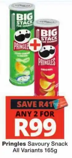 Checkers Pringles Savoury Snack offer