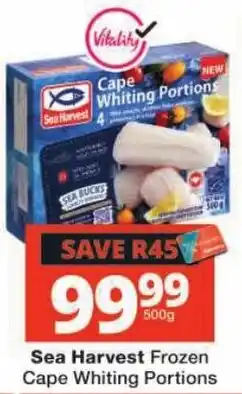 Checkers Sea Harvest Frozen Cape Whiting Portions offer
